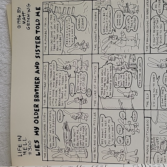 Vintage Set Of 3 Box Full Of Hell Comic Matt Groening 1986. - Picture 14 of 16